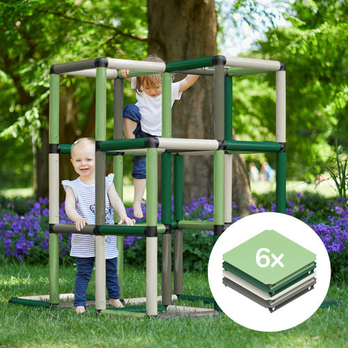 Kletterpyramide + Plattenset L Home
