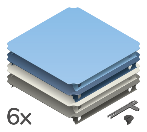 Plattenset L Home