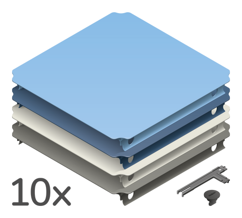Plattenset XXL Home