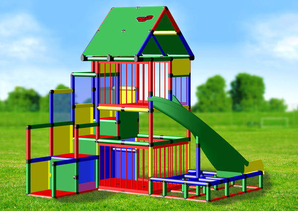 Baby Playcenter mit Bogenrutsche