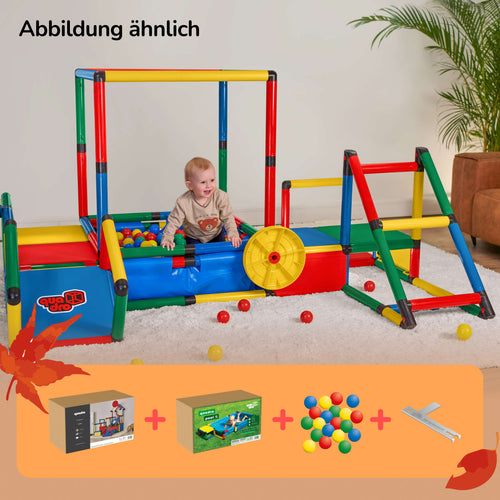 Evolution + Poolfolie XS + 500 Bälle + QUADRO Pro Schlüssel