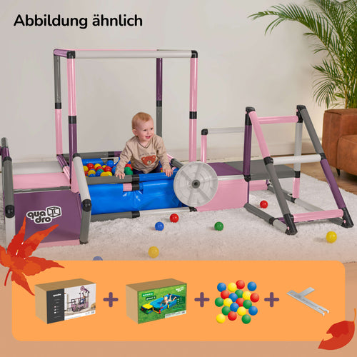 Evolution Home + Poolfolie XS + 500 Bälle + QUADRO Pro Schlüssel