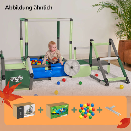 Evolution Home + Poolfolie XS + 500 Bälle + QUADRO Pro Schlüssel