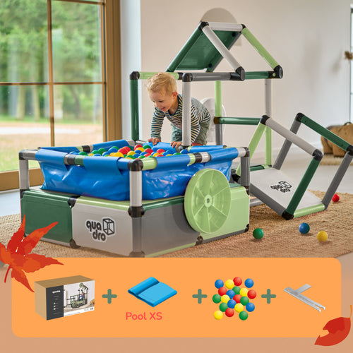 Evolution Home + Poolfolie XS + 500 Bälle + QUADRO Pro Schlüssel