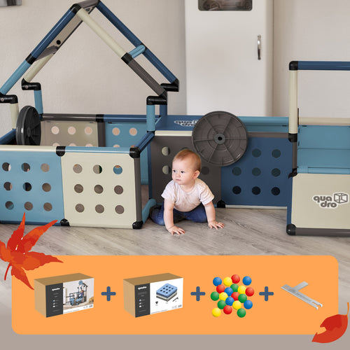 Evolution Home + Lochplattenset XXL Home + 500 Bälle + QUADRO Pro Schlüssel