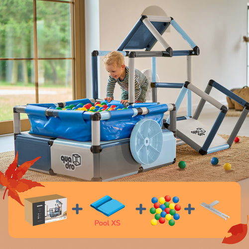 Evolution Home + Poolfolie XS + 500 Bälle + QUADRO Pro Schlüssel