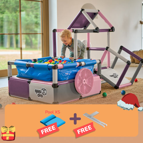 Evolution Home + Poolfolie XS + 500 Bälle + QUADRO Pro Schlüssel