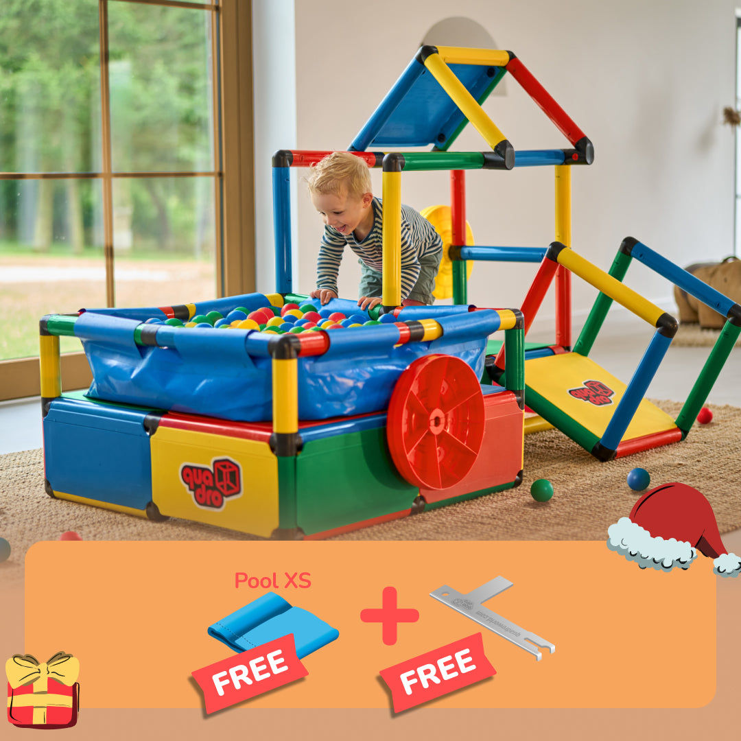 Evolution + Poolfolie XS + 500 Bälle + QUADRO Pro Schlüssel