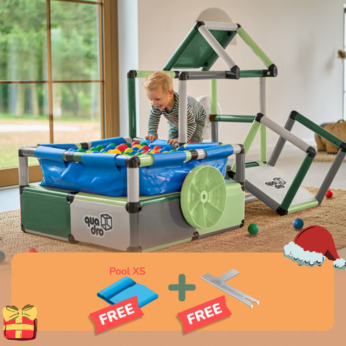 Evolution Home + Poolfolie XS + 500 Bälle + QUADRO Pro Schlüssel