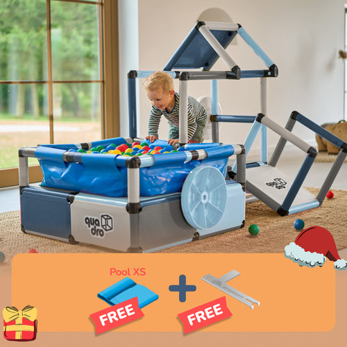 Evolution Home + Poolfolie XS + 500 Bälle + QUADRO Pro Schlüssel