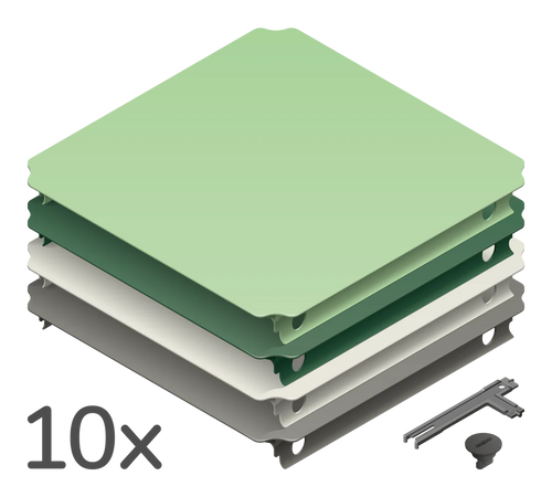 Plattenset XXL Home Mint (Refurbished)