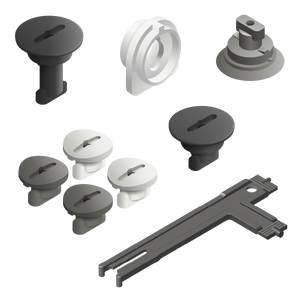 Modularrutschen-Schraubenset