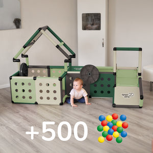 Evolution Home + Lochplattenset XXL Home + 500 Bälle