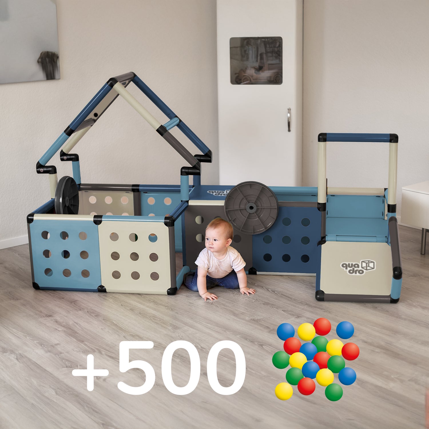 Evolution Home + Lochplattenset XXL Home + 500 Bälle