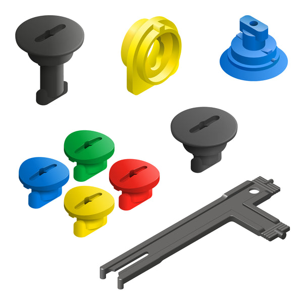 Bogenrutschen-Schraubenset
