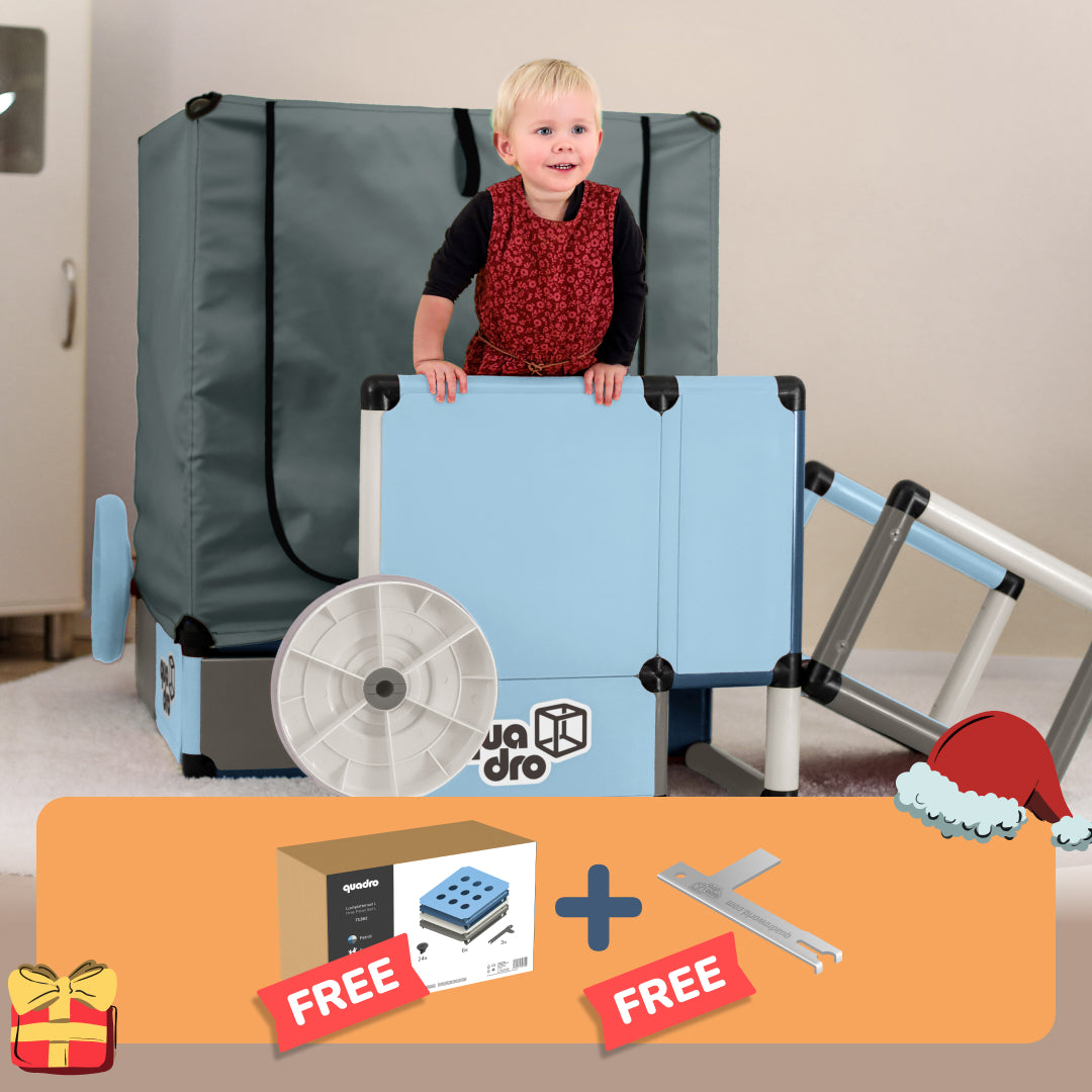 Evolution Petrol + Cube Cover + Lochplattenset L Petrol + QUADRO Pro Schlüssel