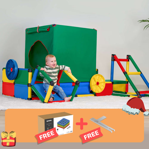 Evolution + Poolfolie XS + 500 Bälle + PlayCube + Lochplattenset XXL + QUADRO Pro Schlüssel