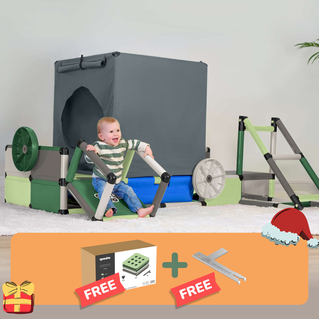 Evolution Mint + Poolfolie XS + 500 Bälle + PlayCube + Lochplattenset XXL Mint + QUADRO Pro Schlüssel