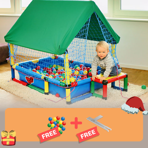 Pool S + Baby Ballcage + 500 Bälle + QUADRO Pro Schlüssel