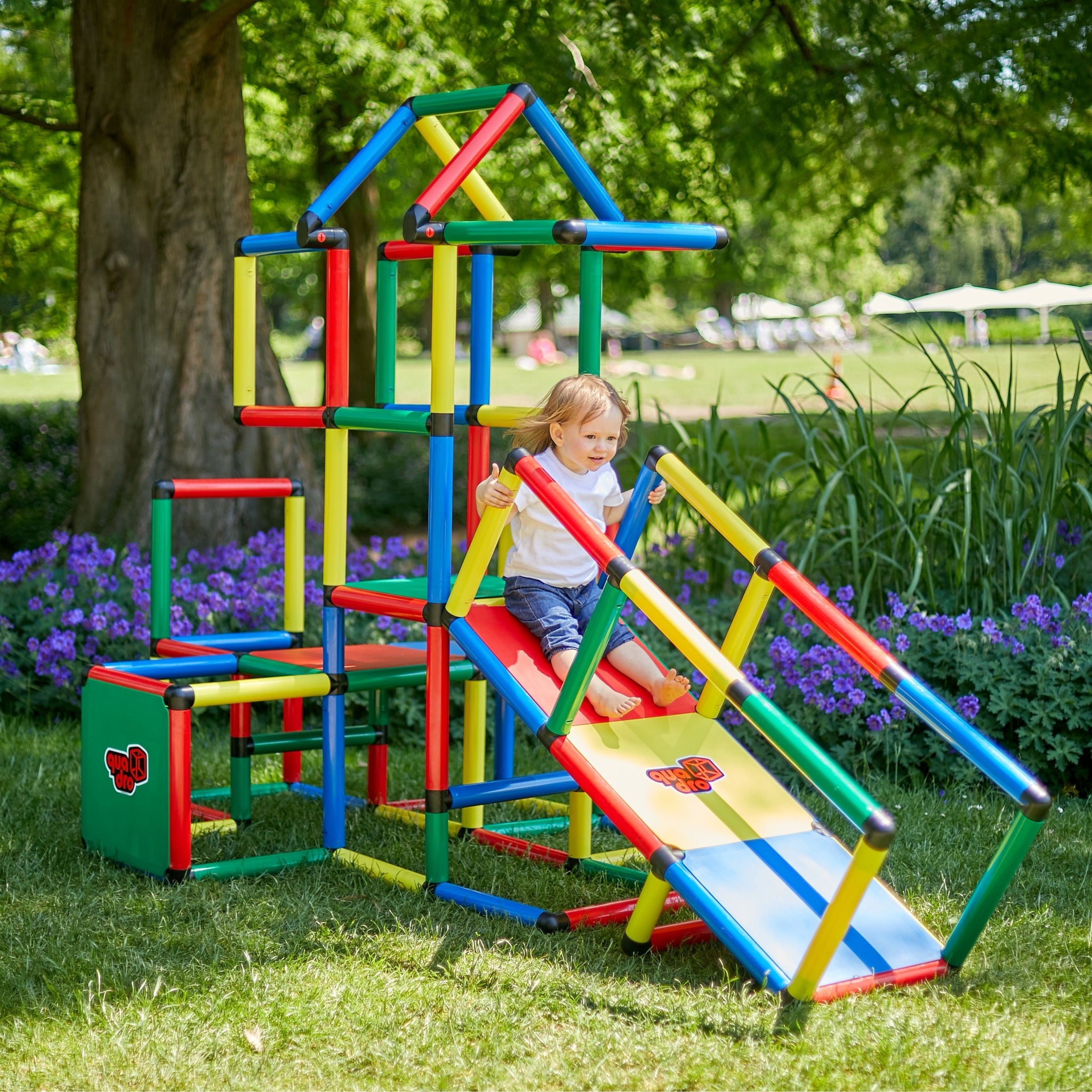 quadro zelt Kletterturm Quadro Adventure + Kletterpyramide – QUADRO THE GIANT CONSTRUCTION KIT