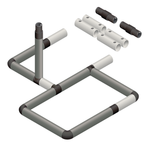 Bogenrutschen-Rahmen