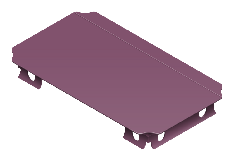 Platte 40 × 20 cm