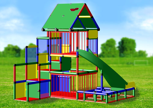 Baby Playcenter mit Bogenrutsche