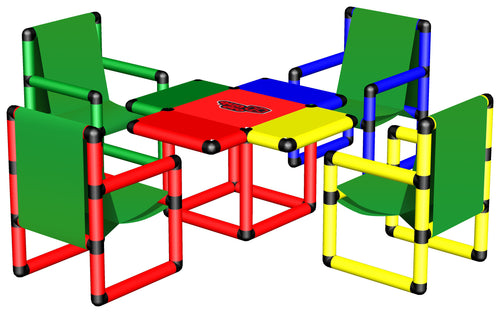 Spieltisch 4 Sessel